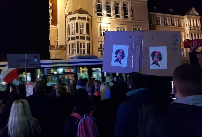Protesty kobiet w Olsztynie