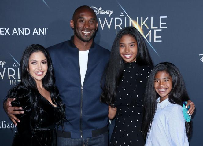 Kobe Bryant i Vanessa Bryant z córkami