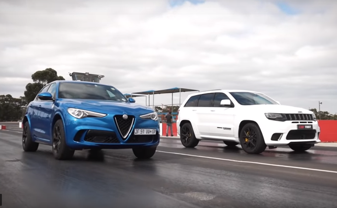 Alfa Romeo Stelvio Quadrifoglio vs Jeep Grand Cherokee Trackhawk