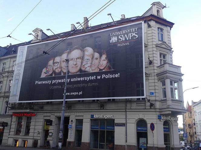 Na bilboard zwróciła uwagę grupa Ulepsz Poznań.