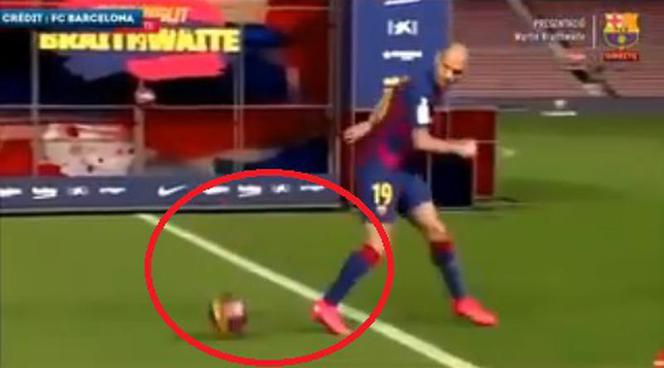 Martin Braithwaite podczas prezentacji w FC Barcelona