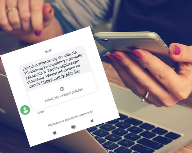 Mieszkańcy Podkarpacia masowo dostają SMS-y o kwarantannie. Sanepid bije na alarm!