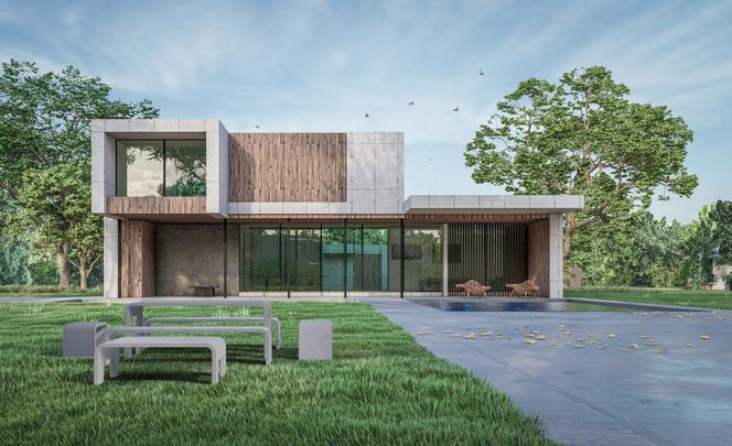 ławki z betonu architektonicznego