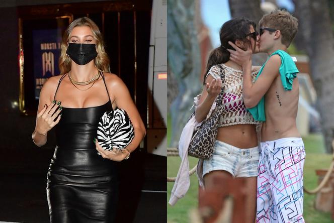 Hailey Bieber; Selena Gomez i Justin Bieber w 2011 roku