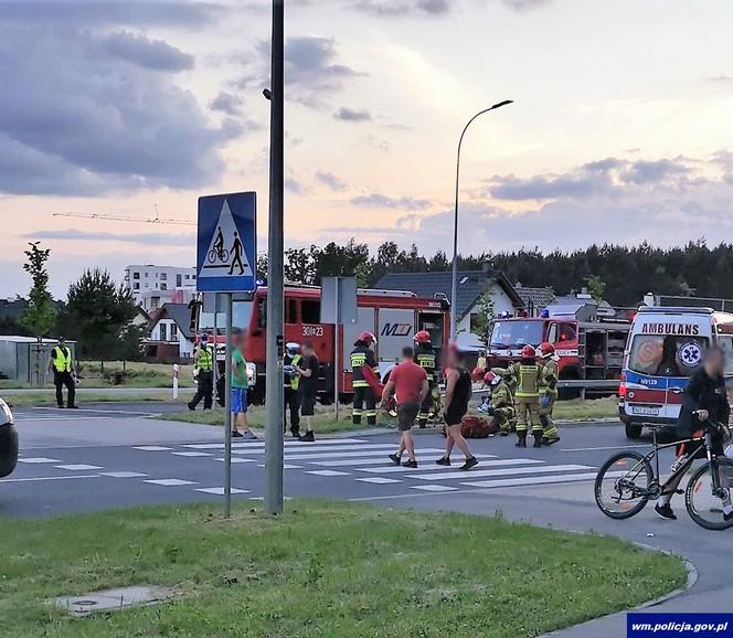 Potrącenie w Olsztynie