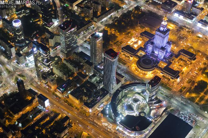 Warszawa z lotu ptaka