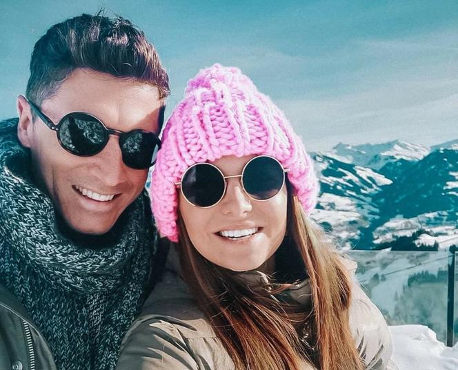 Robert Lewandowski i Anna Lewandowska