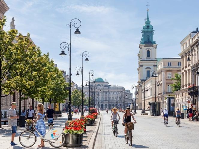 Warszawa. Krakowskie Przedmieście w weekend zmieni się w deptak. Wstęp tylko dla pieszych i rowerzystów