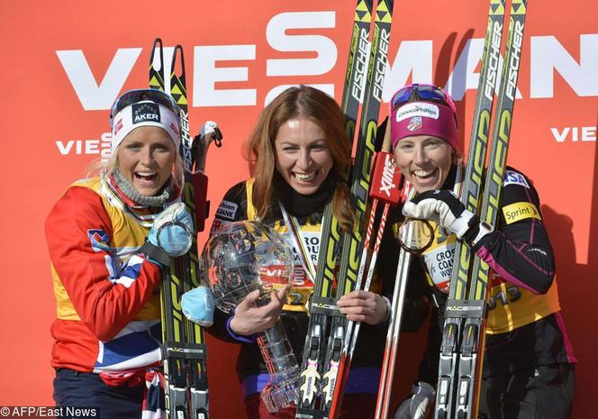 Therese Johaug, Justyna Kowalczyk i Kikkan Randall