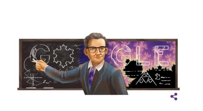 Google Doodle 20.11.2020. 96. urodziny Benoîta B. Mandelbrota. Kim był?