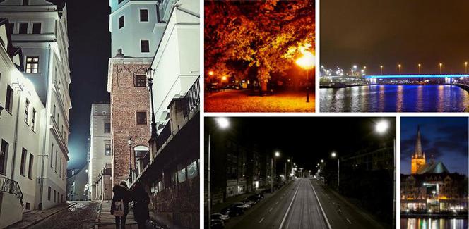 Szczecin nocą