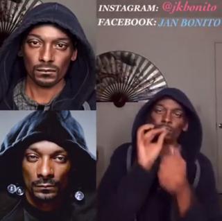 Jan Bonito, jako Snoop Dogg