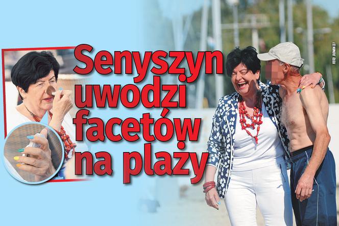 Szenyszyn uwodzi facetow na plazy