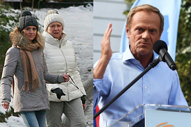 Katarzyna Tusk z teściową, Donald Tusk