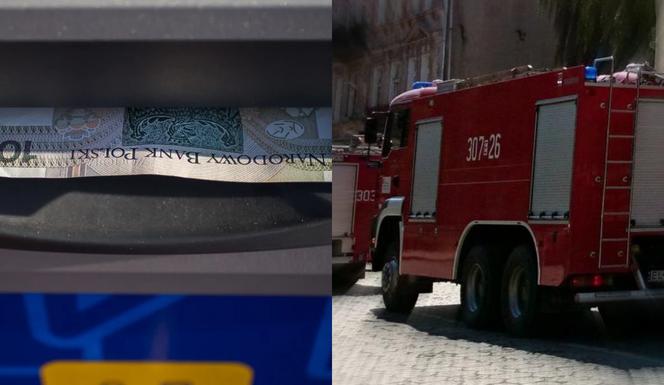 Wilkowice: Potężna eksplozja uszkodziła sprzęt strażacki! Ktoś WYSADZIŁ bankomat przy remizie