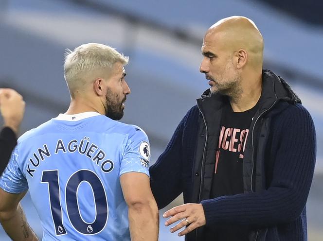 Sergio Aguero i Josep Guardiola