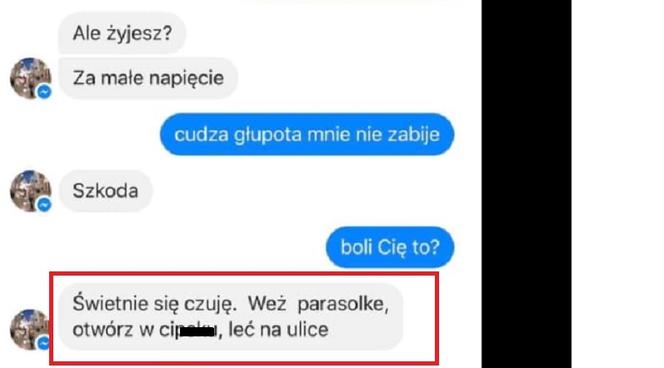 Protest kobiet. Weź parasolkę, otwórz w CIP***! Wulgarny wpis wicedyrektorki szkoły!