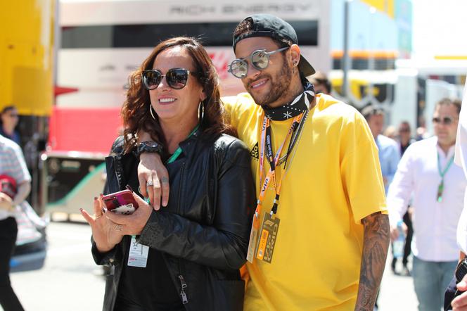 Neymar z mamą Nadine Santos