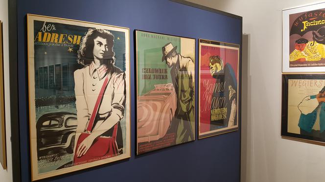 Wystawa artystycznych plakatów filmowych w muzeum