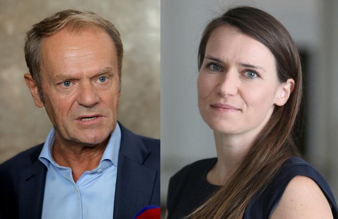 Donald Tusk i Agnieszka Pomaska