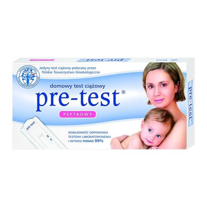 Pre-Test, test ciążowy, płytkowy
