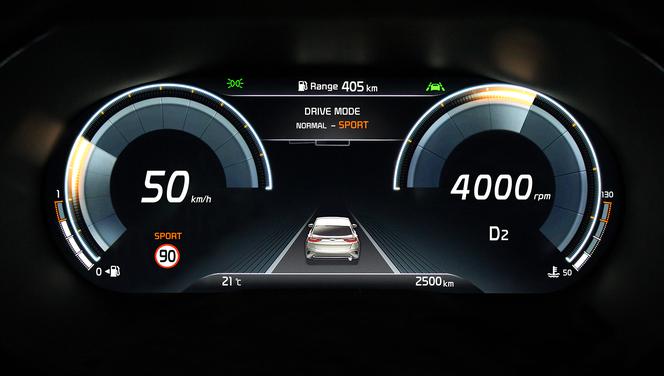 Kia XCeed z cyfrowymi zegarami