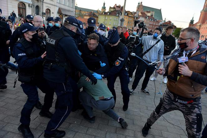 Protest przedsiębiorców w Warszawie