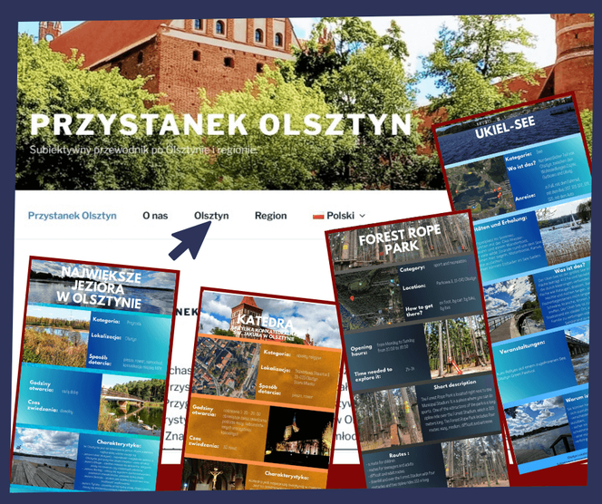 Przystanek Olsztyn. Licealiści w czasie e-lekcji stworzyli przewodnik po regionie