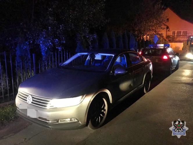 Kradziony Volkswagen Passat B8