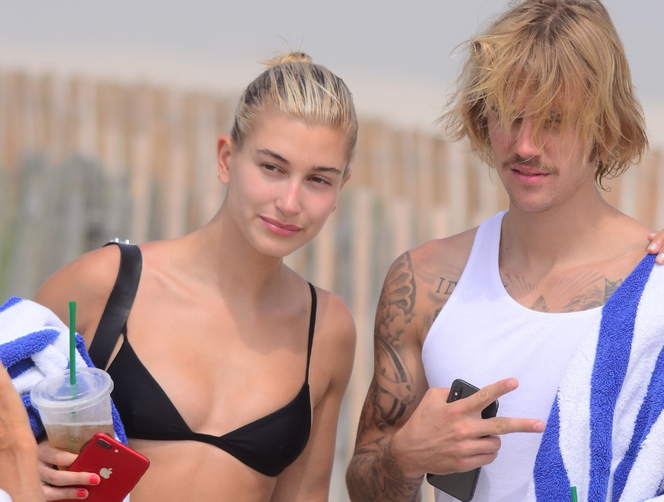   Justin Bieber and Hailey Baldwin 