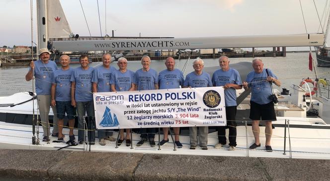 Żeglarze z Radomia ustanowili rekord Polski