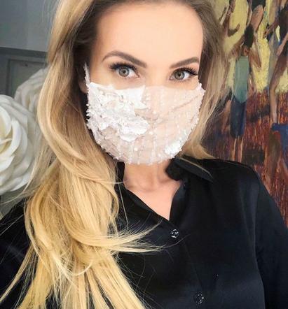 Maseczka ochronna do ślubu