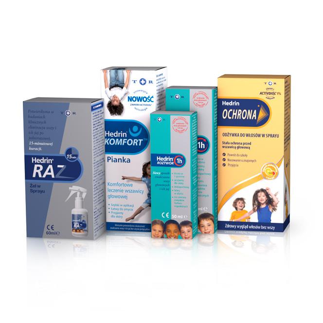 Hedrin - linia produktów