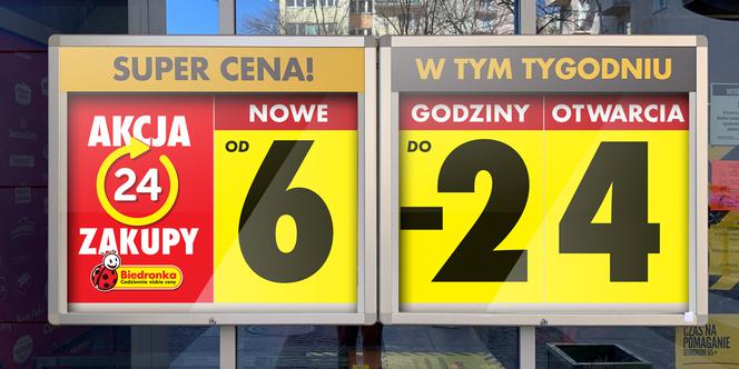 Biedronki czynne całą dobę