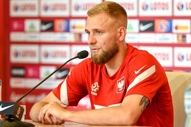 Mecz Polska - Szwecja. Tymoteusz Puchacz na konferencji prasowej