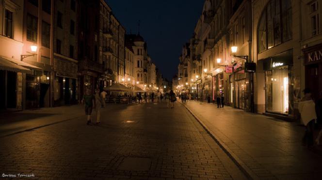 Toruńska starówka nocą