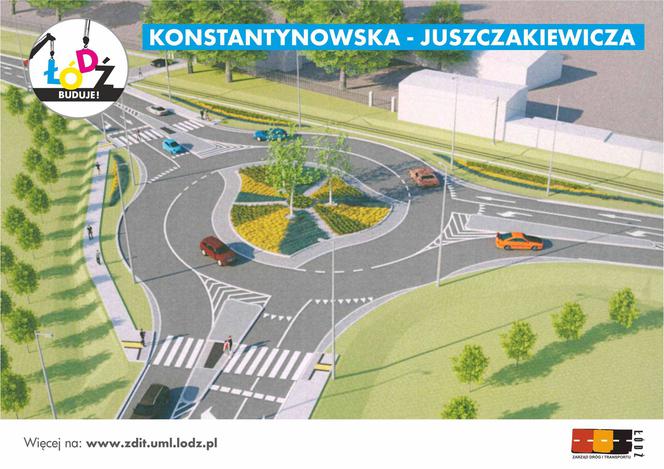 Tak będzie wyglądało nowe rondo turbinowe na Retkini