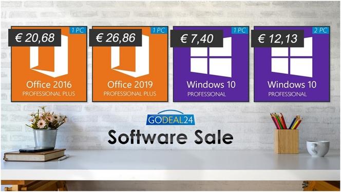 Kwietniowa wyprzedaż Windows 10 za jedyne 7,4 EUR i Office 2019 za 26 EUR od Godeal24
