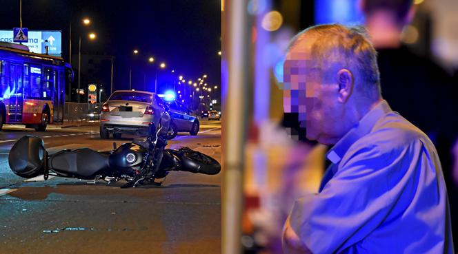 Ksiądz rozjechał motocyklistów na Łopuszańskiej
