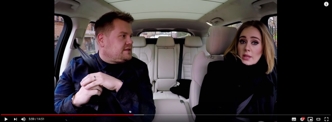 Carpool Karaoke z Adele