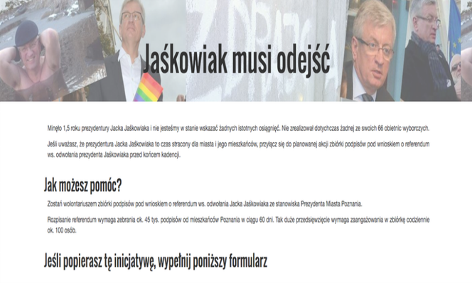 Tak wygląda strona