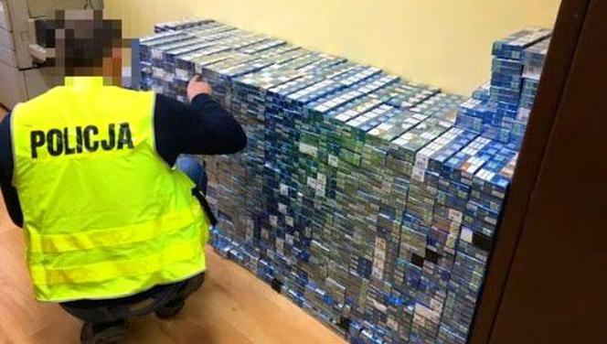 69 latka magazynowała nielegalne papierosy