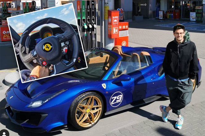 Kuba Wojewódzki i jego nowe Ferrari