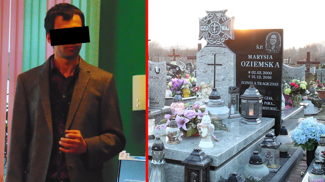Kajetan P. i grób Marysi Oziemskiej