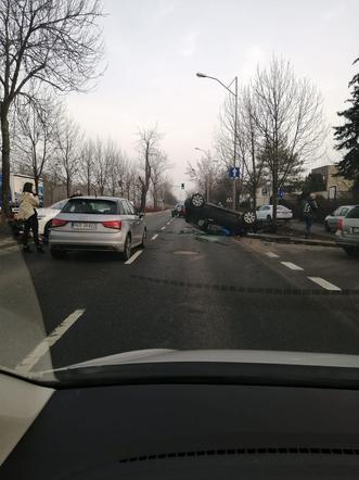 Wypadek na ulicy Polskiej w Poznaniu - 23.02