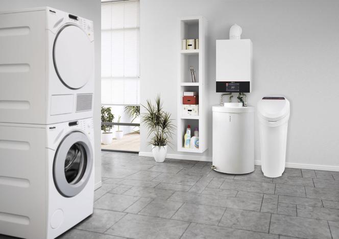 Stacja uzdatniania wody Aquahome 20 SMART z Vitodens 200-W B2HE oraz Vitocell 100-W