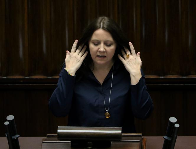 Joanna Lichocka w Sejmie