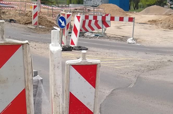 Białystok. Utrudnienia na ul. Plażowej. Kiedy zakończenie prac?