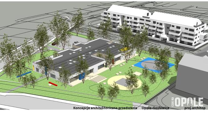Przedszkole na Malince w Opolu - wizualizacja