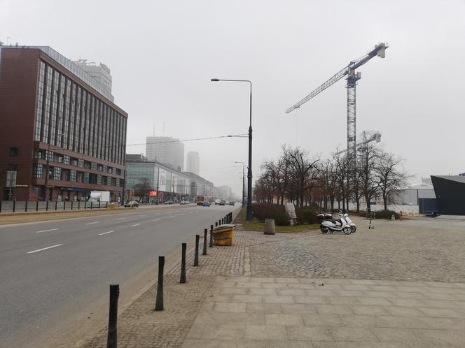 Chodnik przy Marszałkowskiej